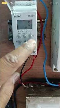 @ selec timer #timer settings # timer wiring #auto on off timer