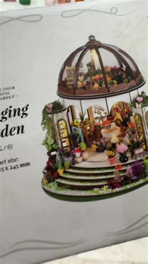 The hanging garden book nook is 48% off right now #booknook #gardenbooknook #crafts #tiktokmademebuyit #springsale