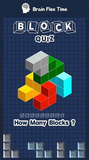 How Many Blocks? 🤔 | Block Quiz #puzzle #brain