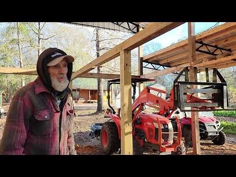 POLE BARN Build -- part 3