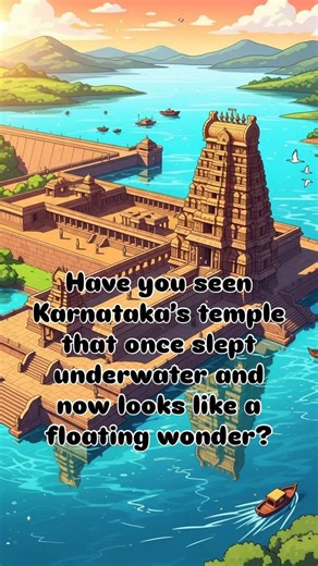 Swamynathan Muthiah on Instagram: "From underwater ruins… to a temple that looks like a divine mural from the sky. The Venugopala Swamy Temple near the KRS Dam is no ordinary shrine — it is a reborn masterpiece of Hoysala architecture. Once submerged under the backwaters of the reservoir, the temple lay hidden beneath the waves for years. But faith brought it back — stone by stone, carving by carving, reconstructed with devotion and restored to full glory. Seen from above, the temple doesn’t jus