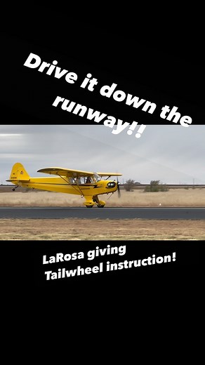 Drive it right down the middle of the runway!!! LaRosa giving tailwheel instruction! #fattirecowboys #tailwheel #taildragger #pipercub #j3cub #instruction #flightinstruction #texas #pilotlife #ranchlife | Fat Tire Cowboys