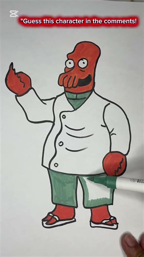 Why not Zoidberg? 🦀🩺 #Futurama #Drawing#shorts