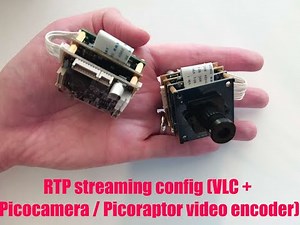 RTP Configuration and Usage with VLC for Picocamera and Picoraptor video encoder.