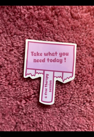 when your healing era includes cute stickers ! Available on shopprettysticky.com :} support your local woman owned business 🙏🏾🤓 ☆ ☆ ☆ #womanownedbusiness #smallbusiness #artshop #stickershop #therapytok