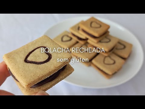 BOLACHA RECHEADA SEM GLÚTEN | Como fazer