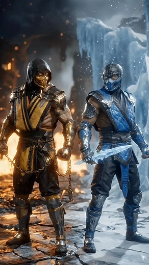294K views · 9.2K reactions | The Team-Up Every MK Fan Dreamed Of… What If It Really Happened? #subzero #scorpion #mortalkombat #gaming #TeamUp #MK #fblifestyle #veo3 #facebookreel #AI | ImRaccoon | Facebook