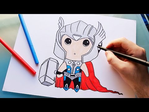 Comment dessiner Thor facilement (Dessiner Thor)