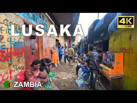 Lusaka – Exploring Downtown | CBD & Local Markets | Zambia 🇿🇲 Jan 2026 [4K]