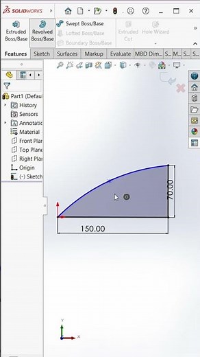 how to make a nose cone in solidworks
