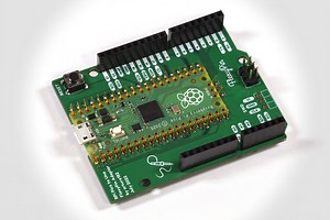 FlexyPins bringen Raspberry Pico auf Arduino UNO Format