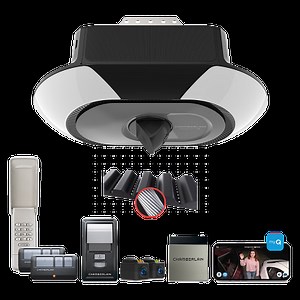 B6755T | Secure View™ Camera Ultra-Quiet LED Wi-Fi Battery Backup Garage Door Opener  | Chamberlain