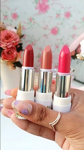3 Stunning Lipstick Shades Under Budget 💄 Brown, Nude & Pink Lipstick Review
