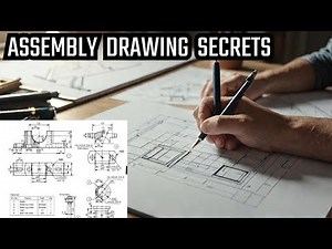 Master Assembly Drawing in 34 Minutes FAST Tutorial! (Plummer Block)