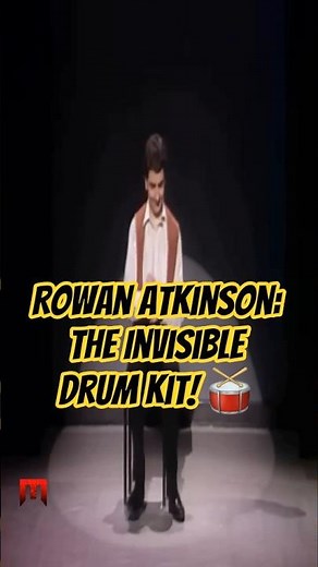 Rowan Atkinson: The Invisible Drum Kit! 🥁 Before Mr. Bean, he was a Musical Comedy Genius!