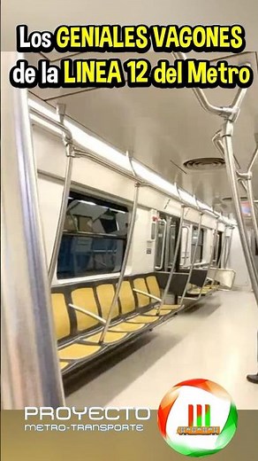 The train cars on Line 12 of the Mexico City Metro are the most technologically advanced. #metroc...