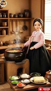 Miniature Korean Doll Ramen Noodles ASMR 🍜✨ | Mini Village Kitchen #miniature #trending #eating