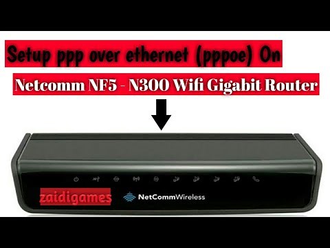 How to Configure pppoe NetComm Router NF5 ? || N300 Gigabit