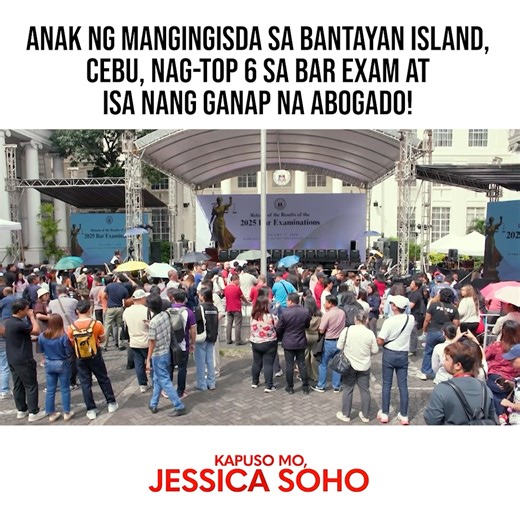 Anak ng mangingisda sa Bantayan Island, Cebu, nag-top 6 sa bar exam at isa nang ganap na abogado! #KMJS | Kapuso Mo, Jessica Soho (One at Heart, Jessica Soho)
