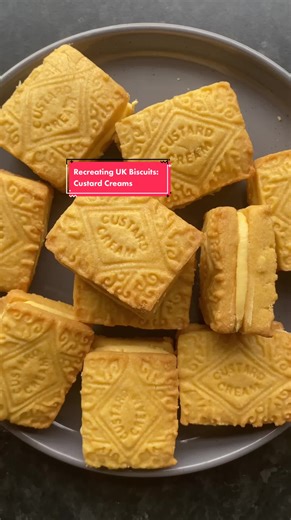 Recreating UK Biscuits: Custard Creams