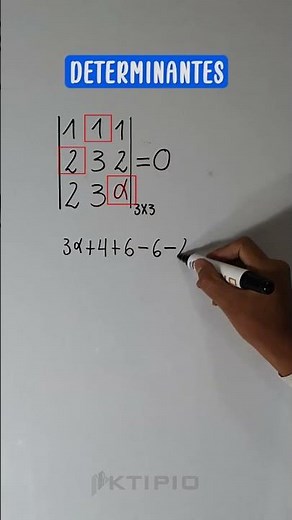 Método de Sarrus #tutorial #algebralineal #determinantes