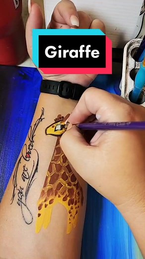 Cheeky Giraffe Face Painting Tutorial