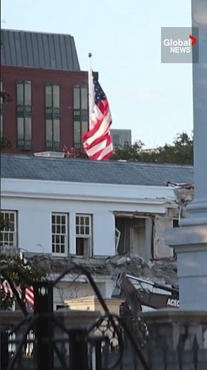 White House’s East Wing being torn down as construction begins on Trump ballroom