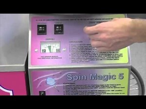 Making Cotton Candy in a Spin Magic Cotton Candy Machine 360p