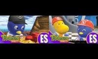 Mix of 2 videos from youtube : los backyardigans episodios