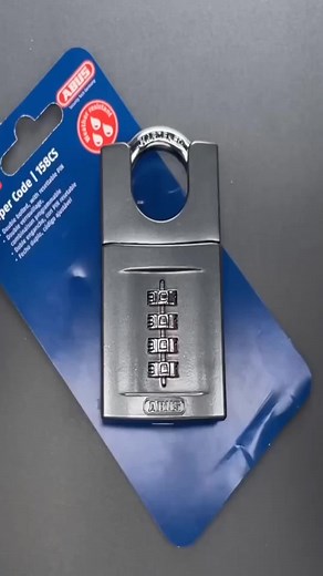 Abus Super Code Padlock Model 158CS Unlocking Method