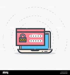 Login popup Cut Out Stock Images & Pictures - Alamy