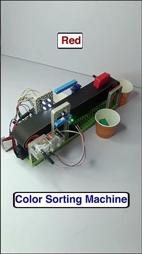 Arduino Color Sorter| TCS3200 & Servo #shorts #arduinoprojects #DIY #arduinoprojects