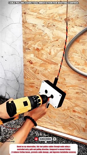 Cable Pulling Guide Tool innovation for routing control