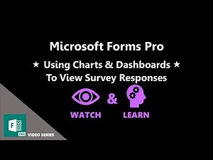 Charts & Dashboards To View Survey Responses - Microsoft Forms Pro