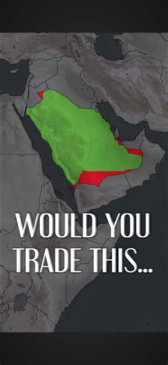 Saudis, would you trade this for this? #map #mapping #mapper