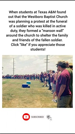 How Students Blocked a Church Protest to Protect a Fallen Soldier 🇺🇸