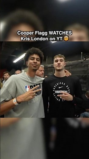 Cooper Flagg Said THIS to Me! 😱🤝