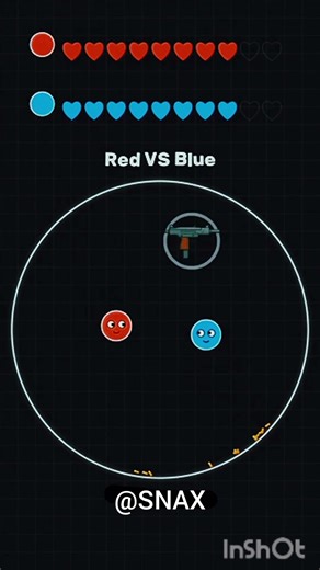 bouncing ball duel---Rad vs Blue