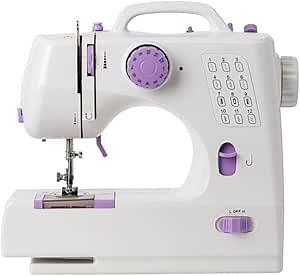 Amazon.com: Portable Sewing Machine for Beginners,12 Stitches with Foot Pedal Mini Sewing Machine for Adult