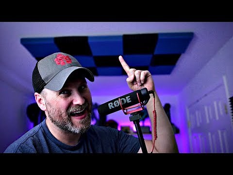 How to install Acoustic Foam Panels on your Ceiling