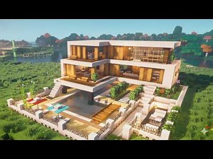 How to build a mansion in Minecraft quickly and easily for beginners.