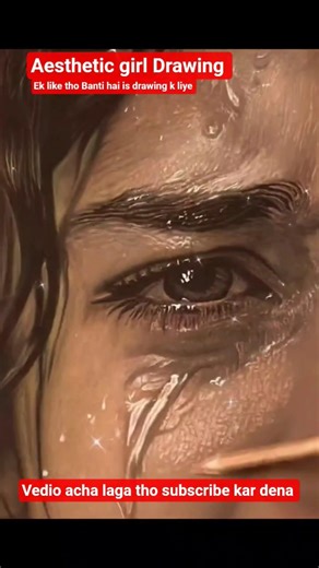Depressed Girl😔 Hyper Realistic Drawing #viralvideo #art #drawing #sketch #painting