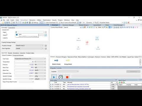 Creating a Shell and Tube Heat Exchanger Simulation in DWSIM Software