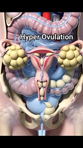Hyperovulation occurs when a woman releases multiple eggs during ovulation, increasing the chances of fraternal twins or multiple births. Causes include genetics, fertility treatments, hormonal imbalances, coming off birth control pills, and age. Signs may include increased cervical mucus, ovulation pain on both sides, higher levels of luteinizing hormone (LH), and irregular or stronger ovulation symptoms. Detection is usually through ultrasound or hormone testing. #Hyperovulation #FertilityAwar