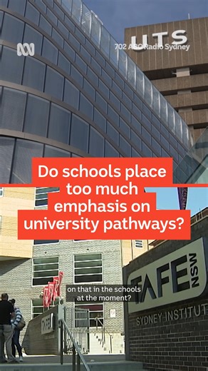 ABC Sydney on Instagram: "Last week, students across the state received their ATAR, a ranking that provides a measure for university admission. But are schools placing too much importance on university pathways? 702 ABC Radio Sydney presenter Tom Oriti spoke to Gary Workman from Apprenticeship Employment Network on whether schools are placing enough attention on vocational education in addition to university. Sydney, what are your thoughts? Let us know in the comments 👇 Listen live on the ABC l