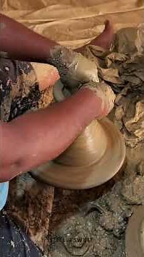 Turning Clay into Art 🏺! Create beautiful handmade Pot: