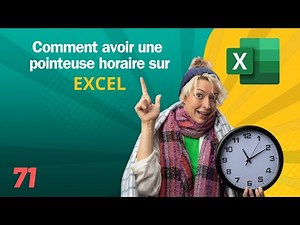 Comment avoir une pointeuse horaire sur excel ? ✅ Comment fonctionne excel n°71
