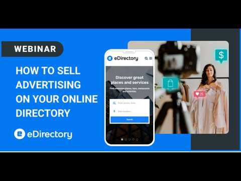 Webinar: How to Sell Advertising on Your Online Directory
