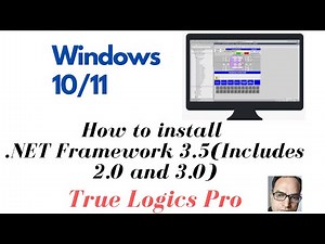 How to install .NET Framework 3.5(Includes 2.0 and 3.0) on Windows 10 and 11