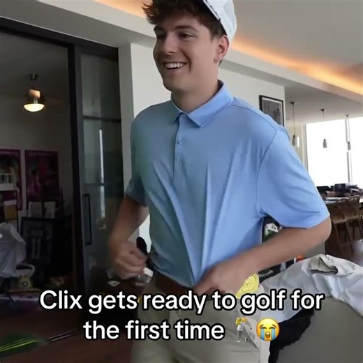 Clix gets ready to golf for the FIRST TIME 🏌️😭